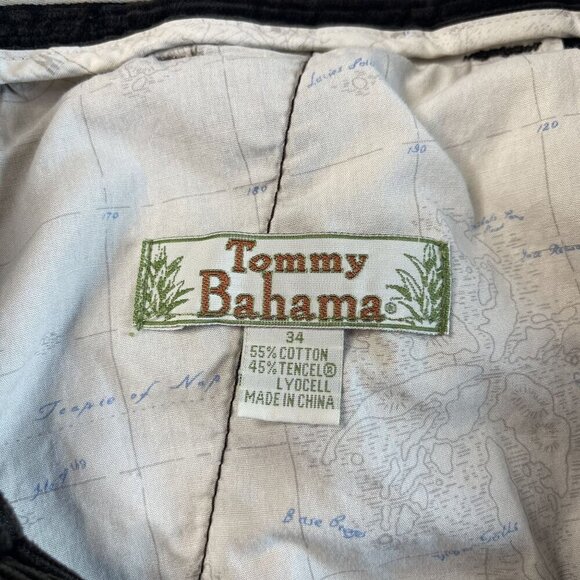 Tommy Bahama Men's Relax Corduroy Pleated Casual Pants SZ 34X30 Brown - Picture 3 of 9